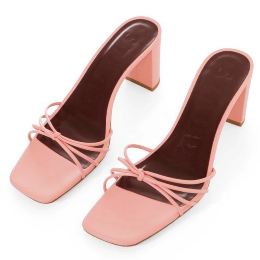 Staud “Pippa” Heels - Grapefruit